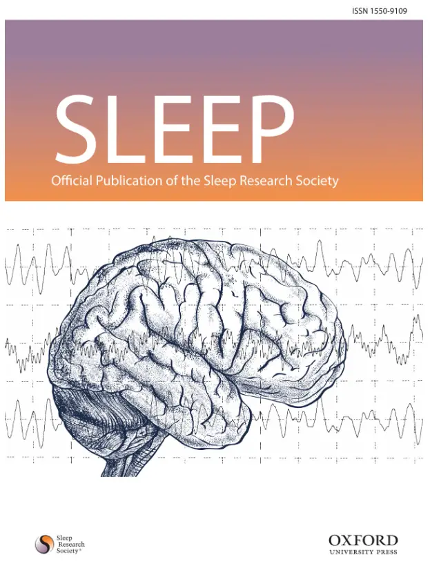 The cover of the journal sleep.