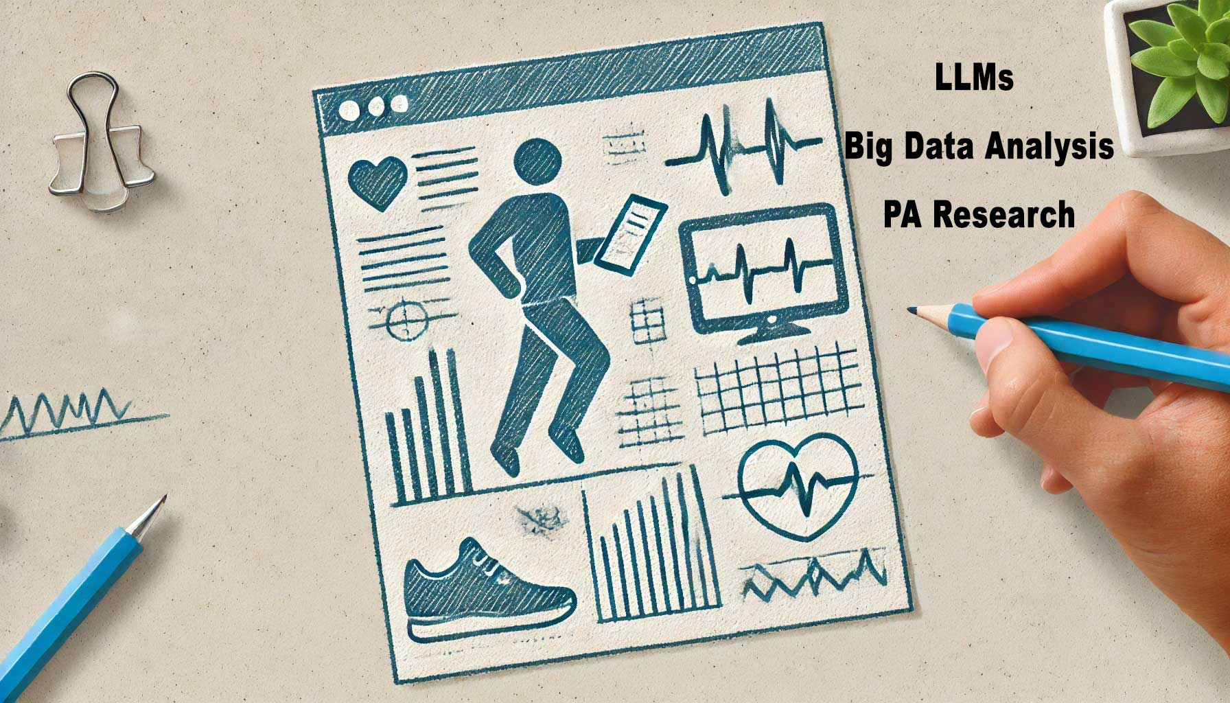 LLMs & Big Data Analysis & physical activity Research