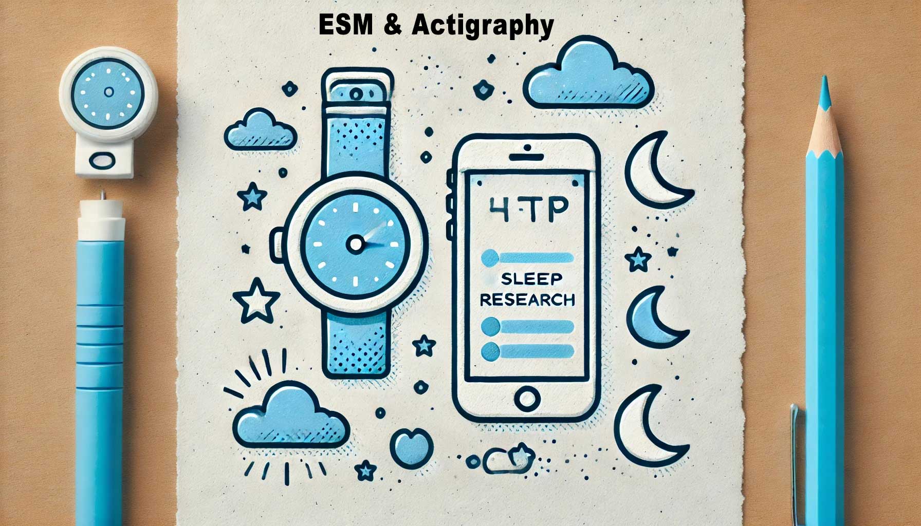 ESM and Actigraphy for sleep research